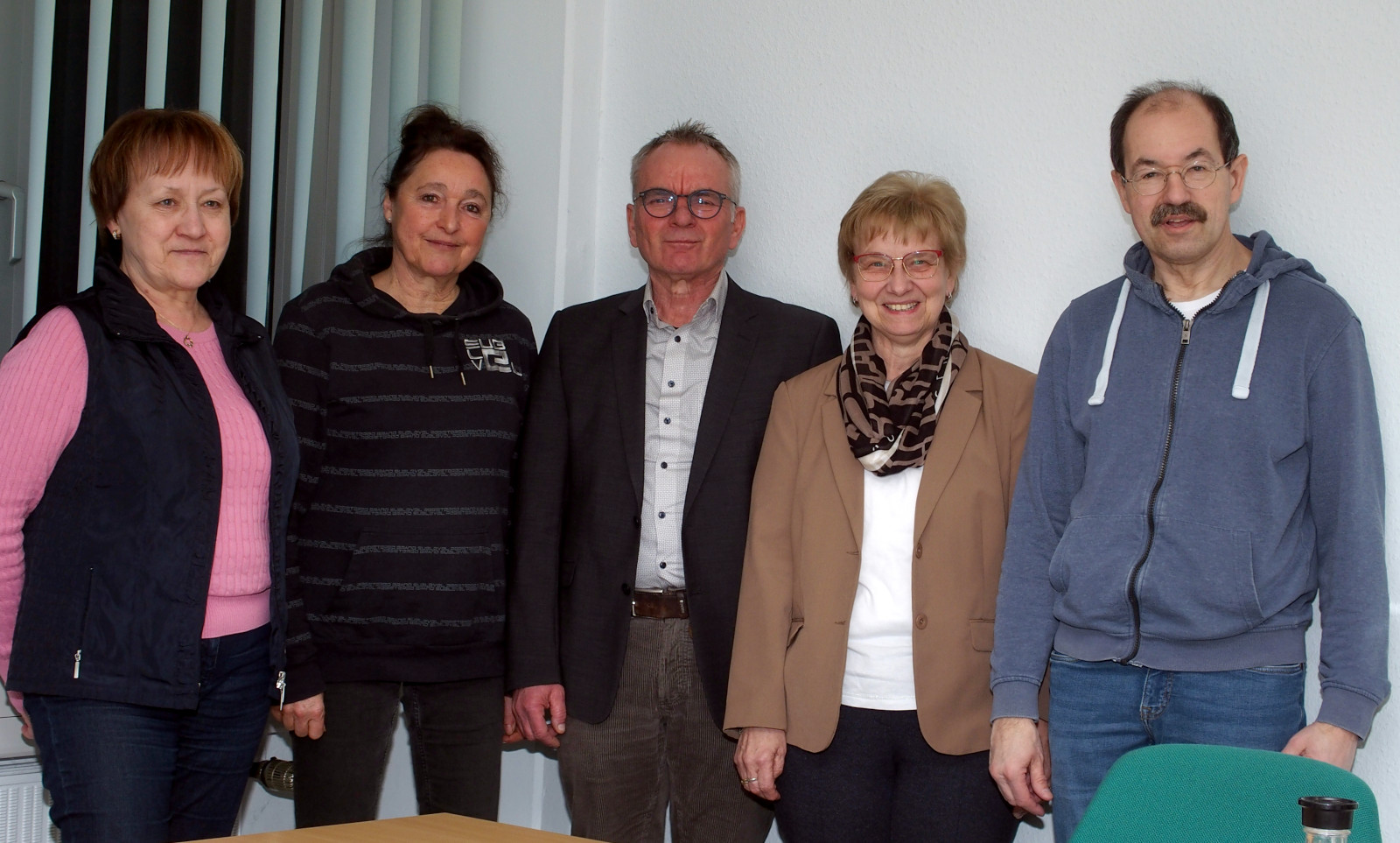 Der aktuelle Vorstand des Parkinsonforum Paderborn mit Webmaster